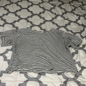 Striped crop top